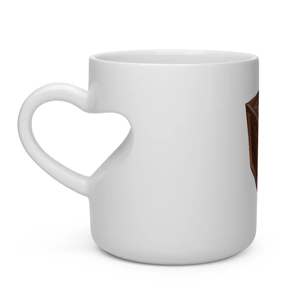 Crate Heart Shape Mug