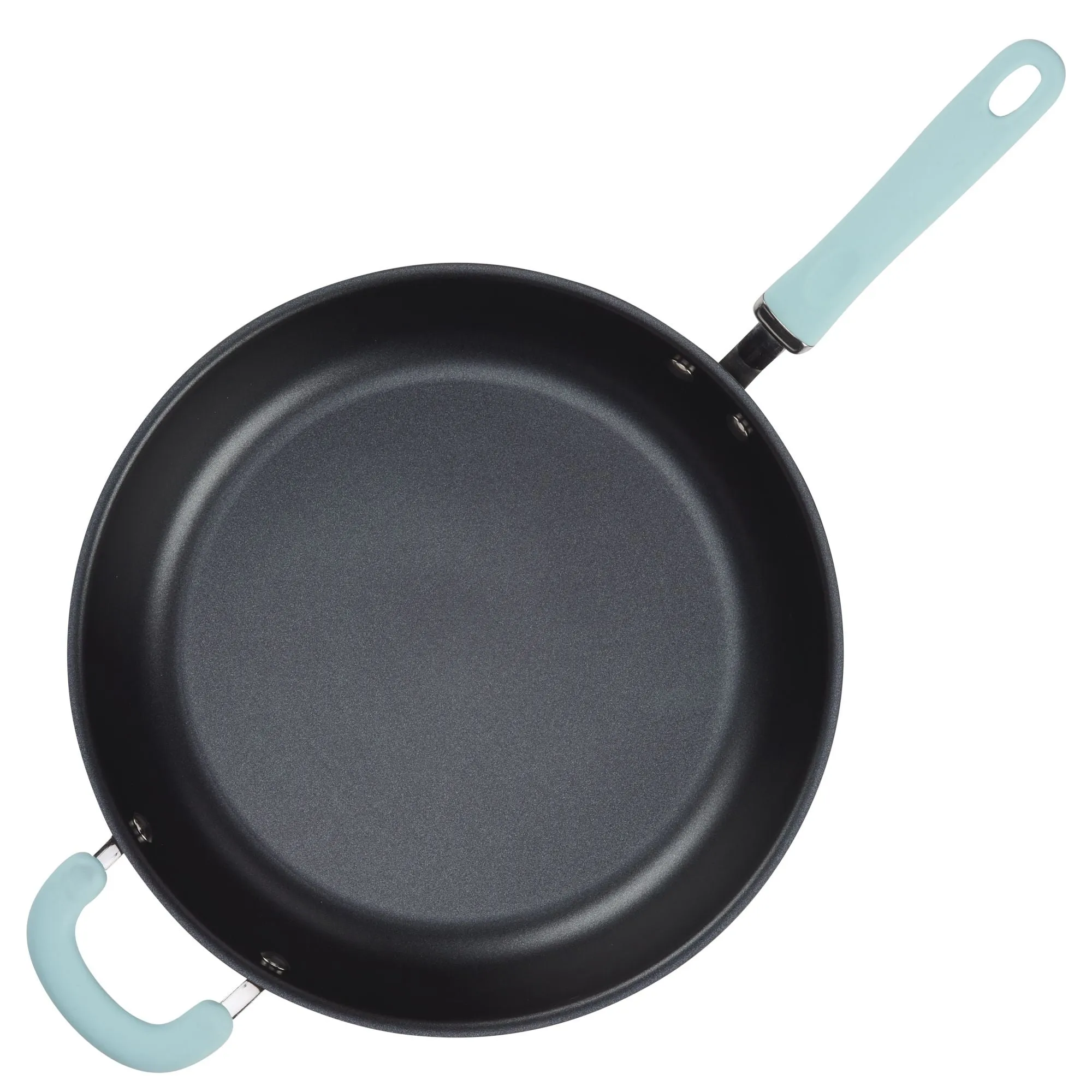 Create Delicious 12.5-Inch Hard Anodized Nonstick Induction Deep Frying Pan with Helper Handle