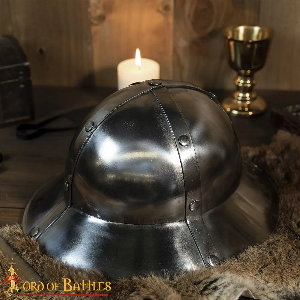 Crusader Kettle Helm 13th-15th century (16 Gauge)