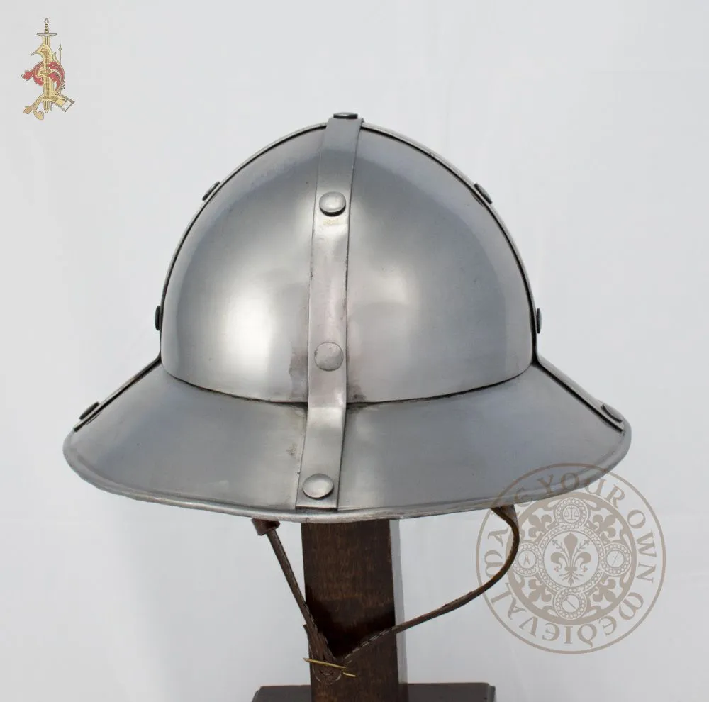 Crusader Kettle Helm 13th-15th century (16 Gauge)