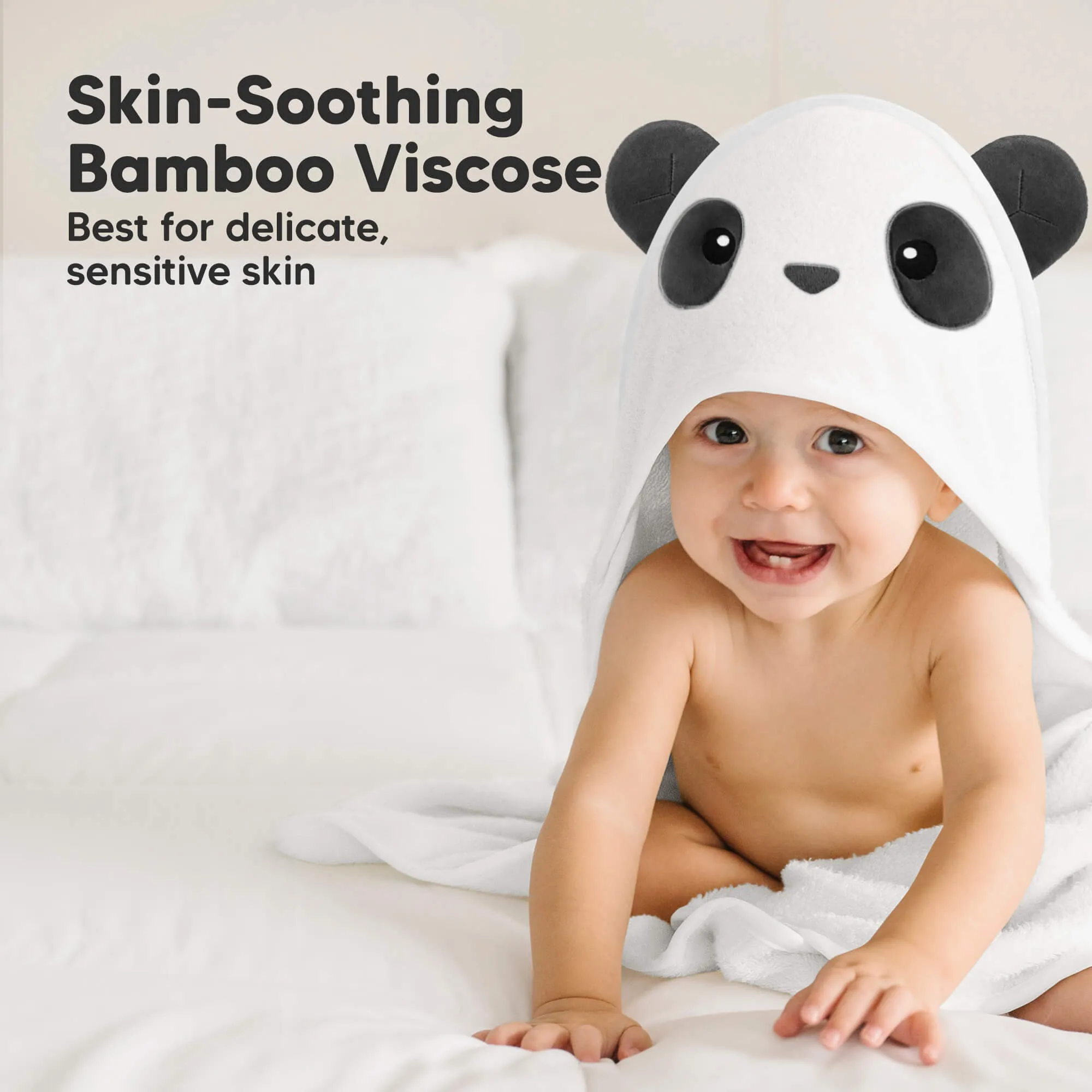 Cuddle Baby Hooded Towel (Panda)