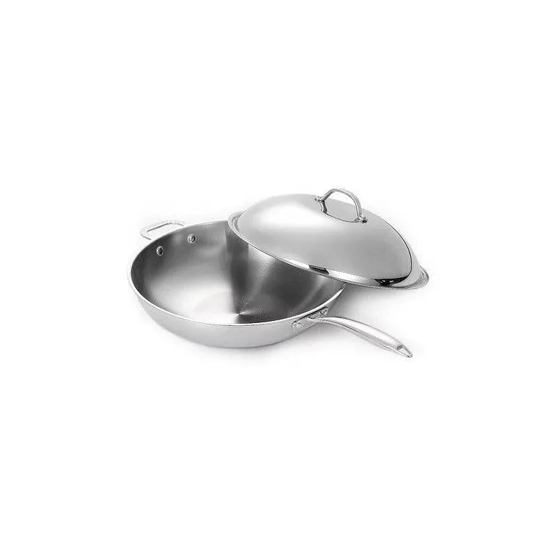 Cuisinox POT-436 Super Elite 6 Qt. Covered Wok