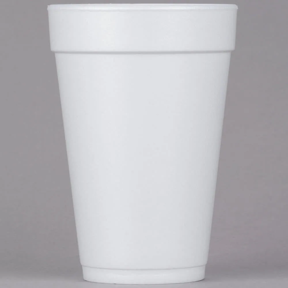 CUP/ Foam 16 oz, 1000/cs-Food Service