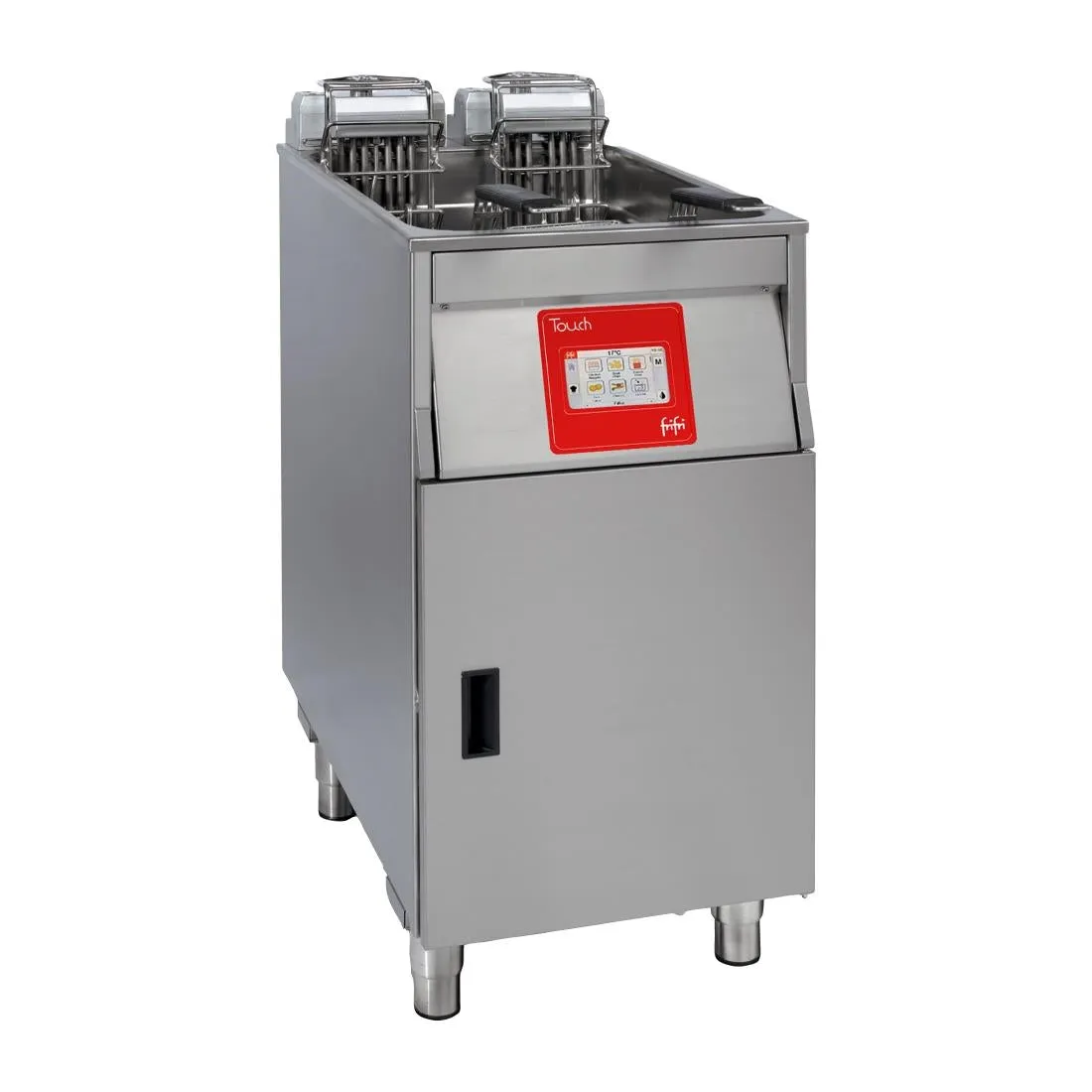 CX896 FriFri Touch 412 Electric Free Standing Single Tank Filtration Fryer TL412M31G0