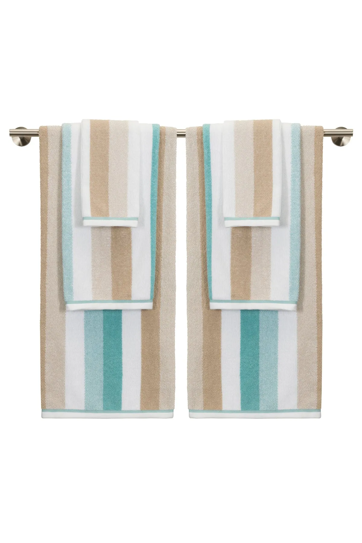 Dana 6-Piece Towel Set: Modern Stripe