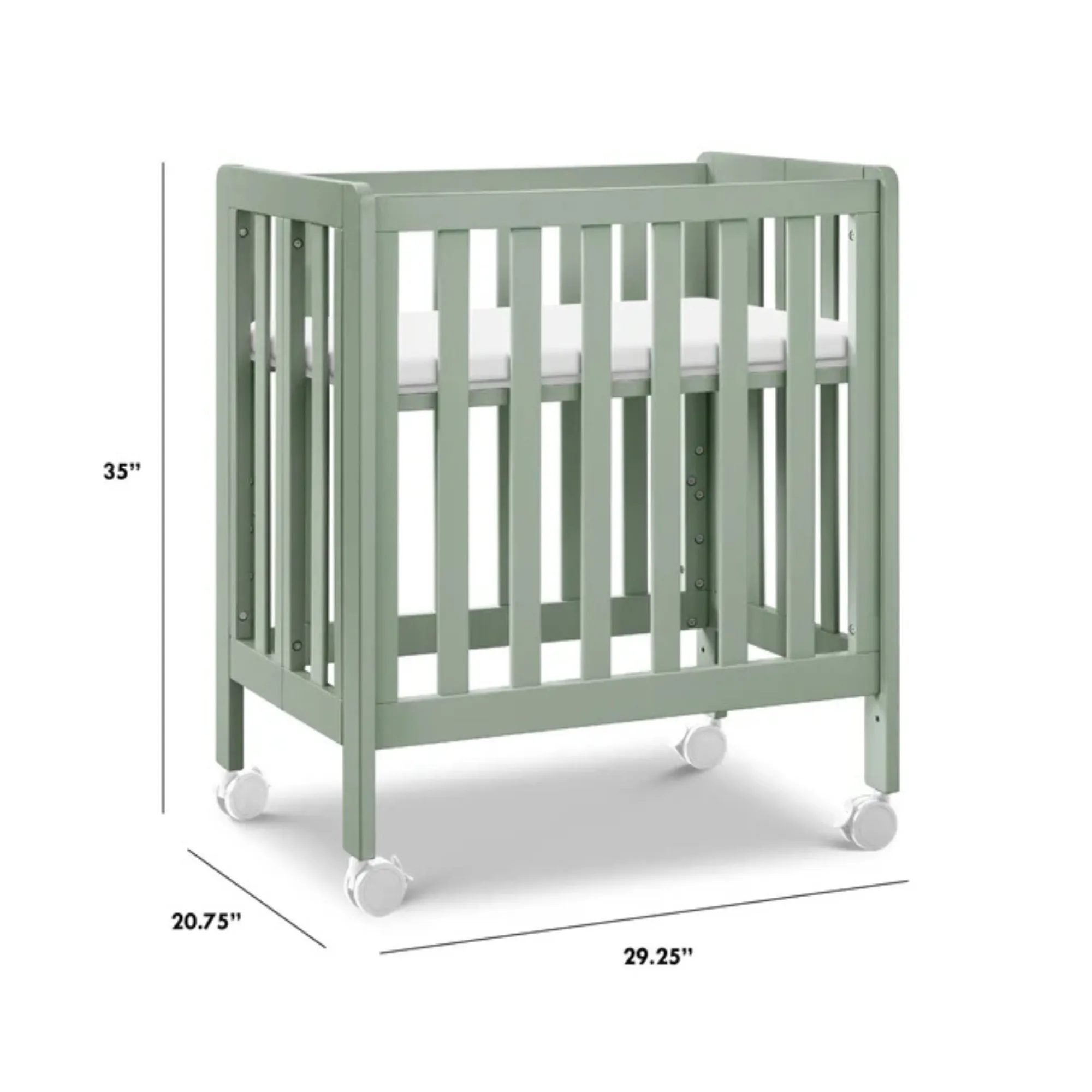 DAVINCI Colby GROW 6-in-1 Convertible Bassinet to Crib