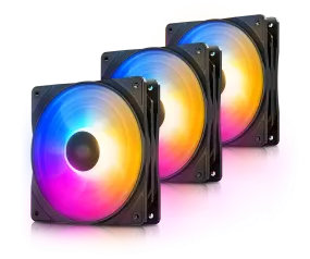 DEEPCOOL RF120FS 120MM CABINET FAN TRIPLE PACK