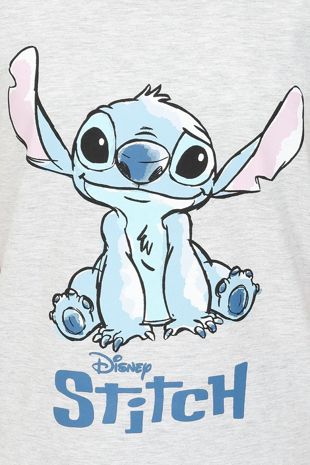 Disney Lilo & Stitch 3 Pack Girls T-Shirts Multipack Grey