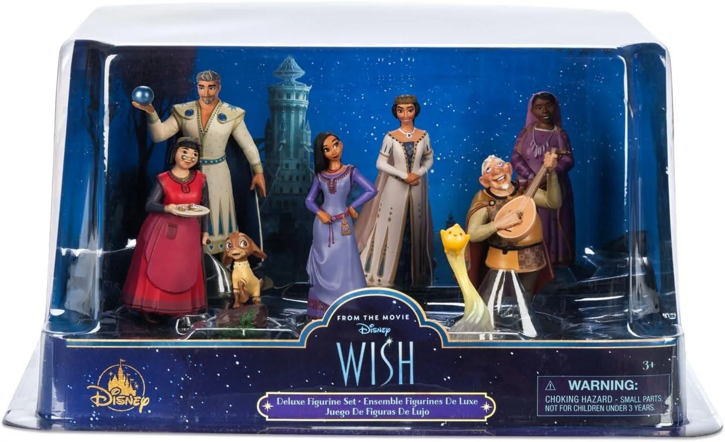 Disney Store Official Wish Deluxe Figurine Play Set – 8 Characters