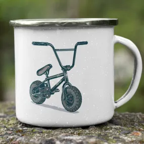 'DON'T LOOK DOWN' ENAMEL MUG