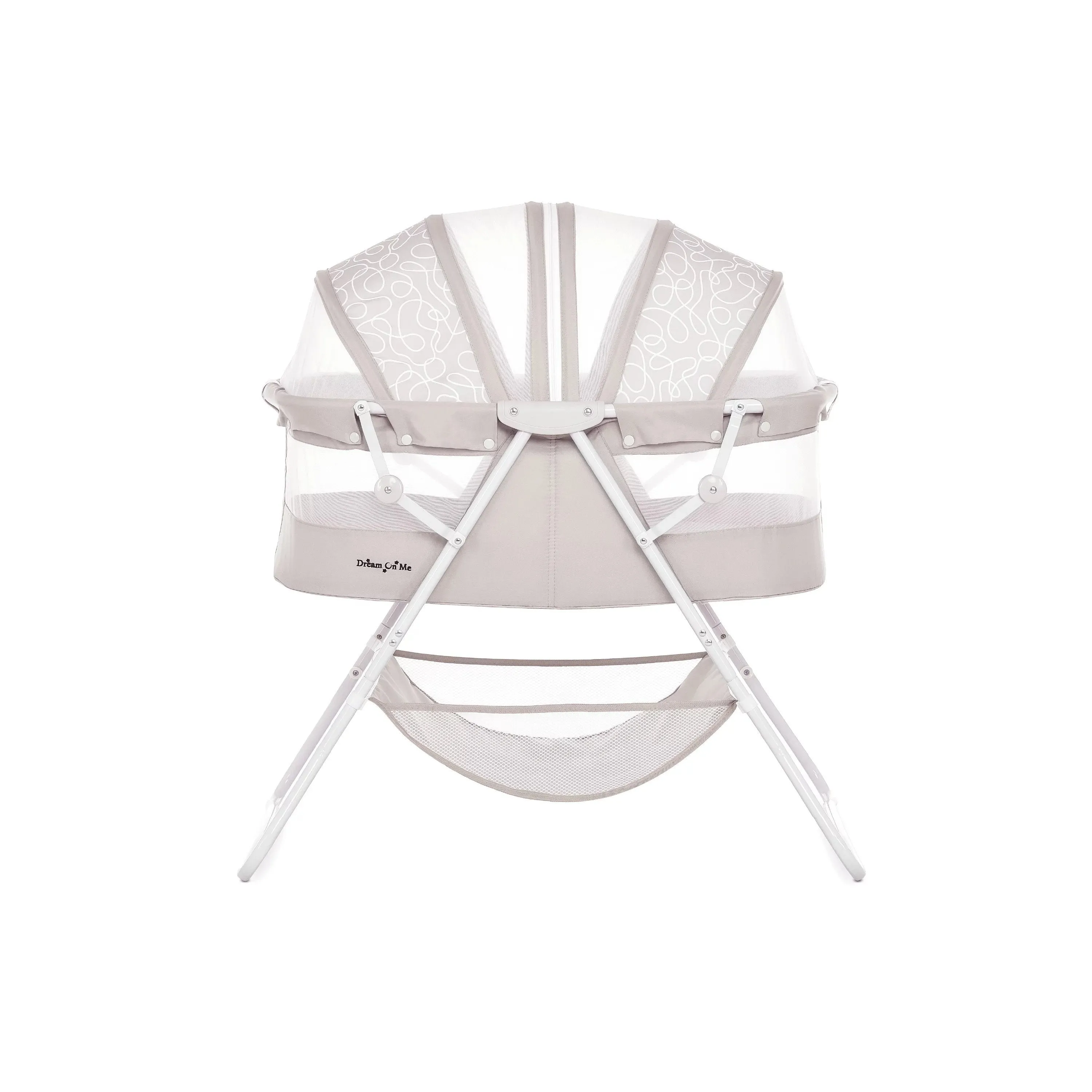 Dream On Me Karley Bassinet - Cool Grey