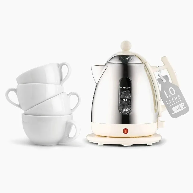 Dualit Lite Mini Jug Kettle Canvas White 1L