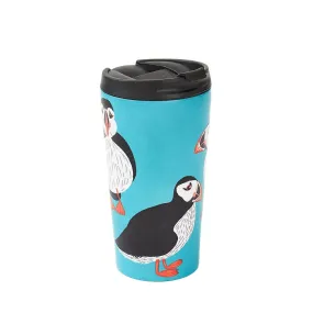 Eco Chic Teal Puffin Thermal Coffee Cup