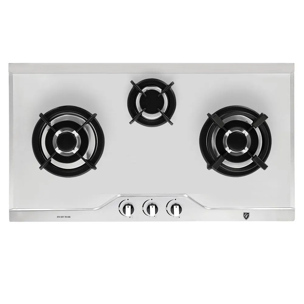 EF EFH3971 86cm 3-Burner GAS HOB (EFH 3971 TN VSB)