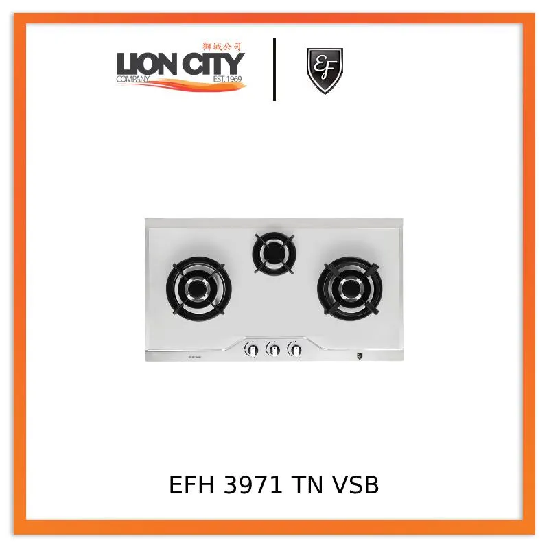 EF EFH3971 86cm 3-Burner GAS HOB (EFH 3971 TN VSB)