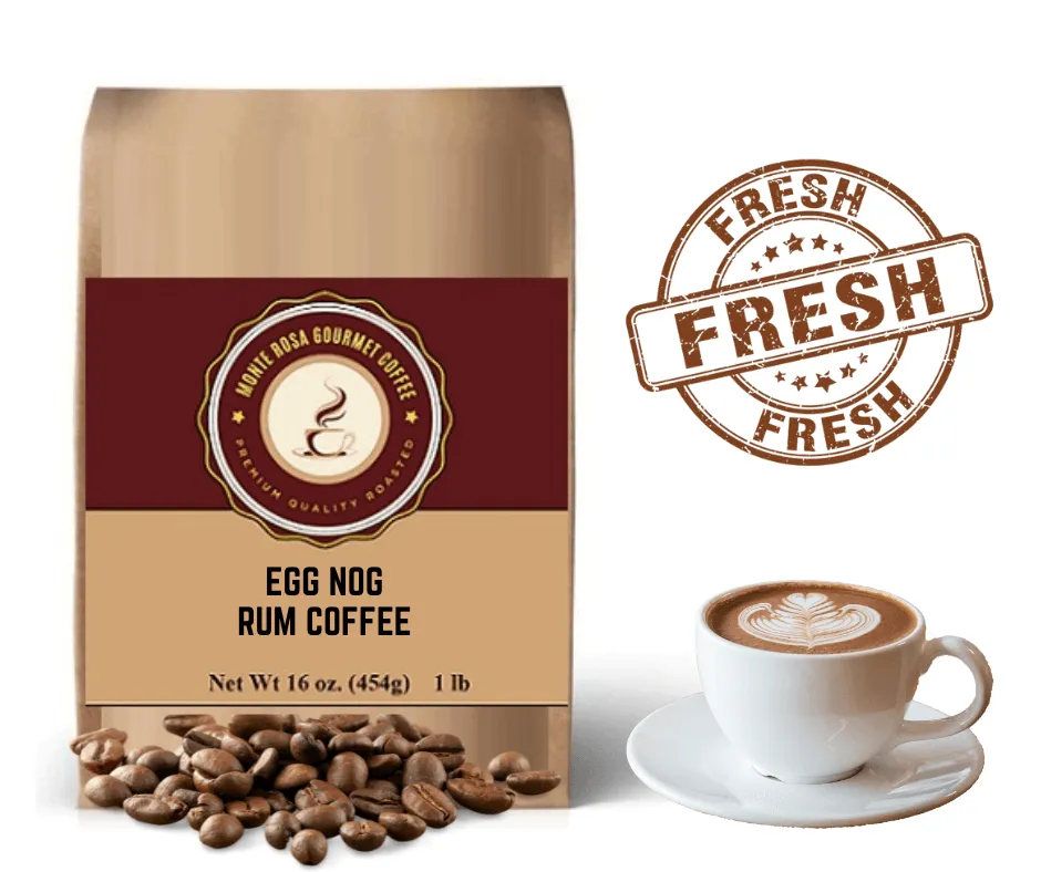 Egg Nog Rum Flavored Coffee