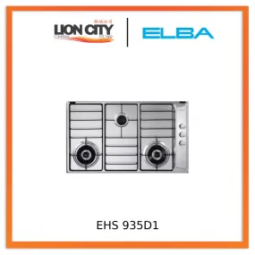 Elba EHS 935D1 SB  90cm Built in Stainless Steel Gas Hob EHS935D1 SB