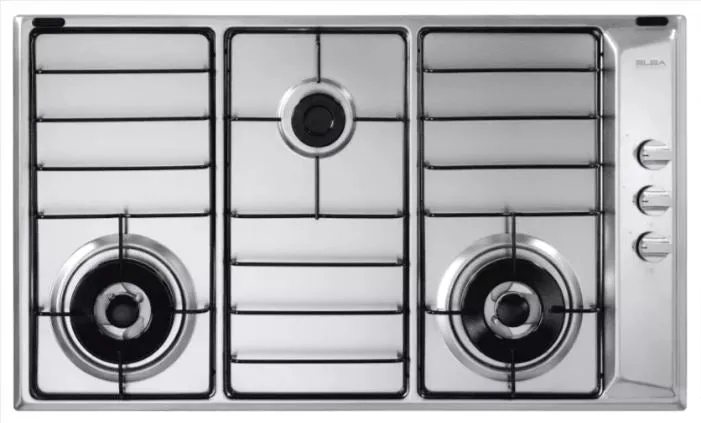 Elba EHS 935D1 SB  90cm Built in Stainless Steel Gas Hob EHS935D1 SB