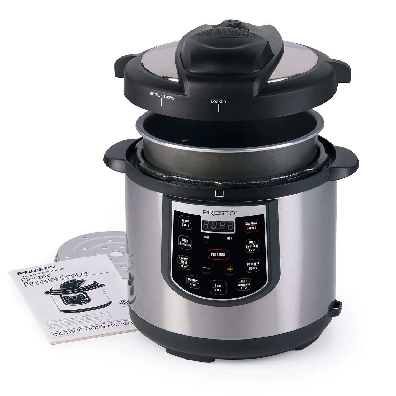 Electric Digital Pressure Cooker Plus 6-Quart 02141