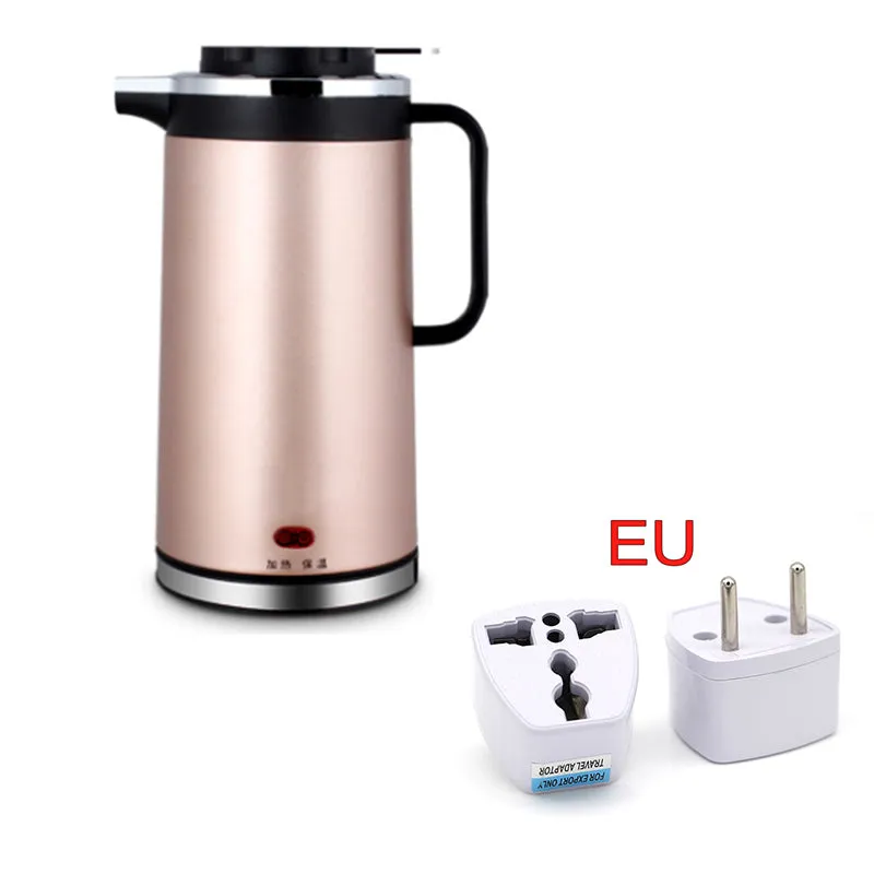 Electric kettle double insulated stainless steel mini kettle 1.8L