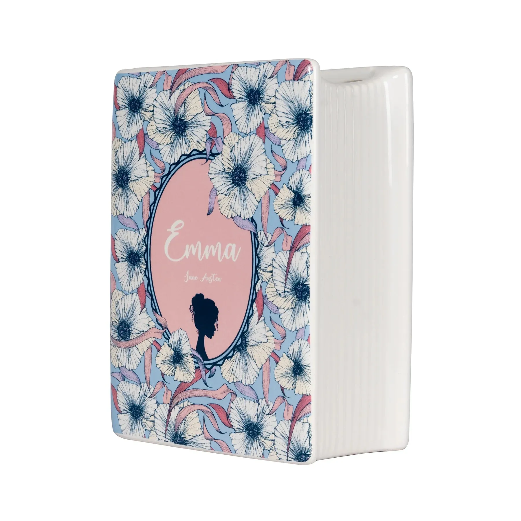 'Emma' Floral Book Vase