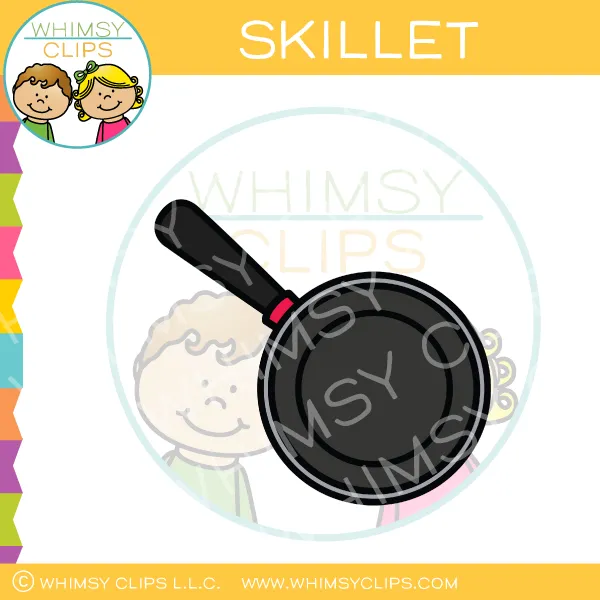 Empty Cooking Skillet Clip Art