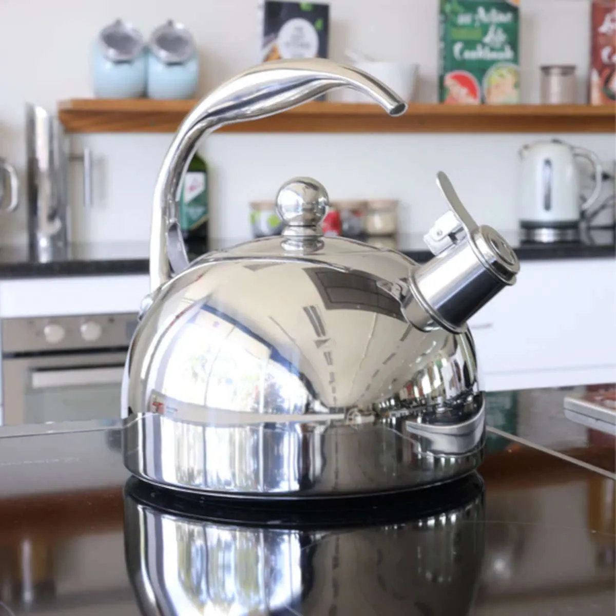 Essteele Stainless Steel Stovetop Kettle Silver 1.9L