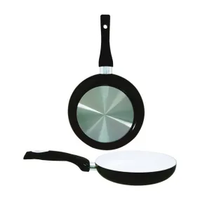 Euro-Ware Eurohome 8124-BK Fry Pan, 9-1/2 in Dia, Heat-Resistant Handle