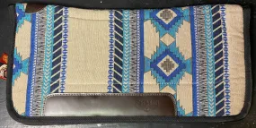 Fort Worth Contoured Saddle Pad - Turquoise