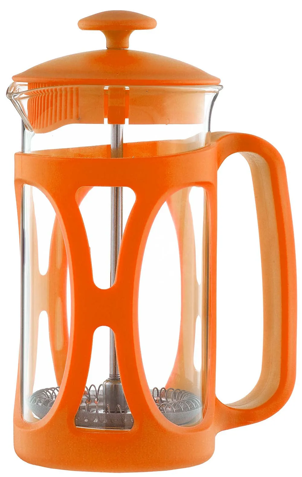 French Press: GROSCHE Basel - Orange, available in 2 sizes