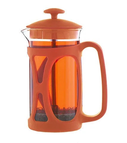 French Press: GROSCHE Basel - Orange, available in 2 sizes