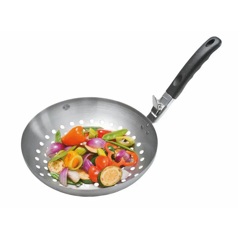 Gefu Stainless Steel Wok w/ Detachable Handle