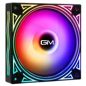 GIM KB-11 RGB Case Fan 120mm Fan Single Pack