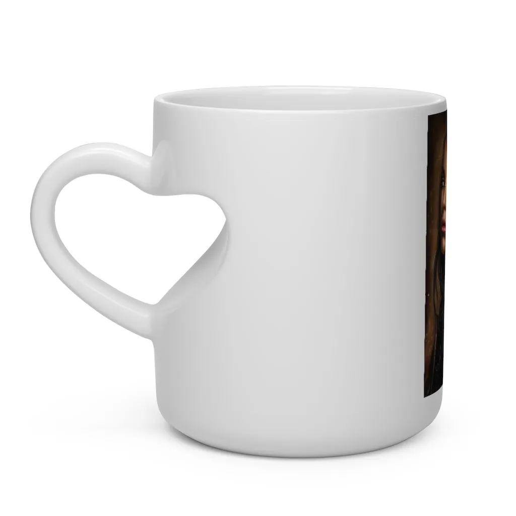 Girl Heart Shape Mug