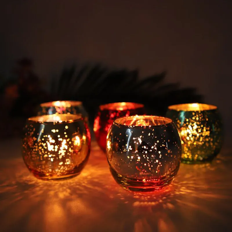 glass candle cup