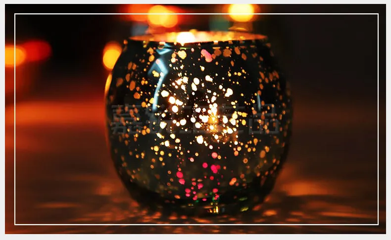 glass candle cup