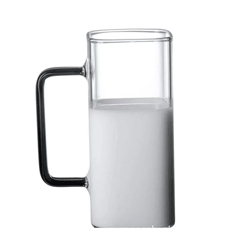 Glass water cup