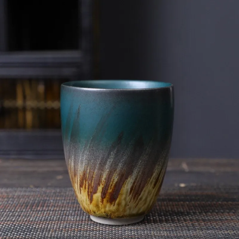 Gohobi Hand-painted Japanese Style Colourful Tea Cup Yunomi