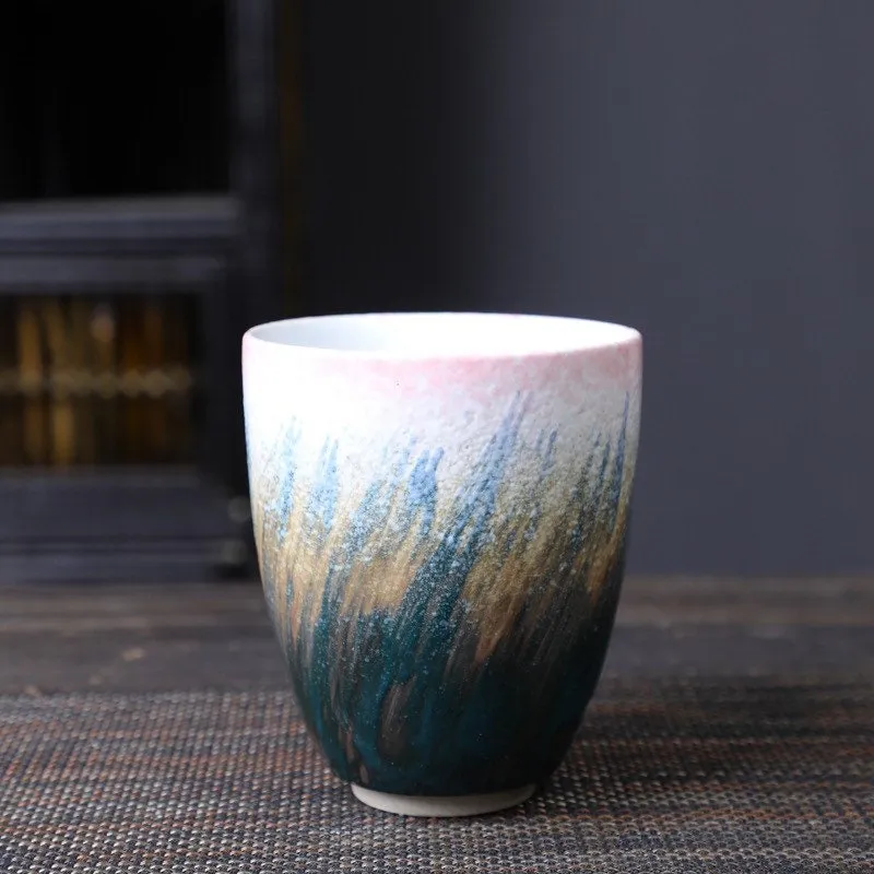 Gohobi Hand-painted Japanese Style Colourful Tea Cup Yunomi