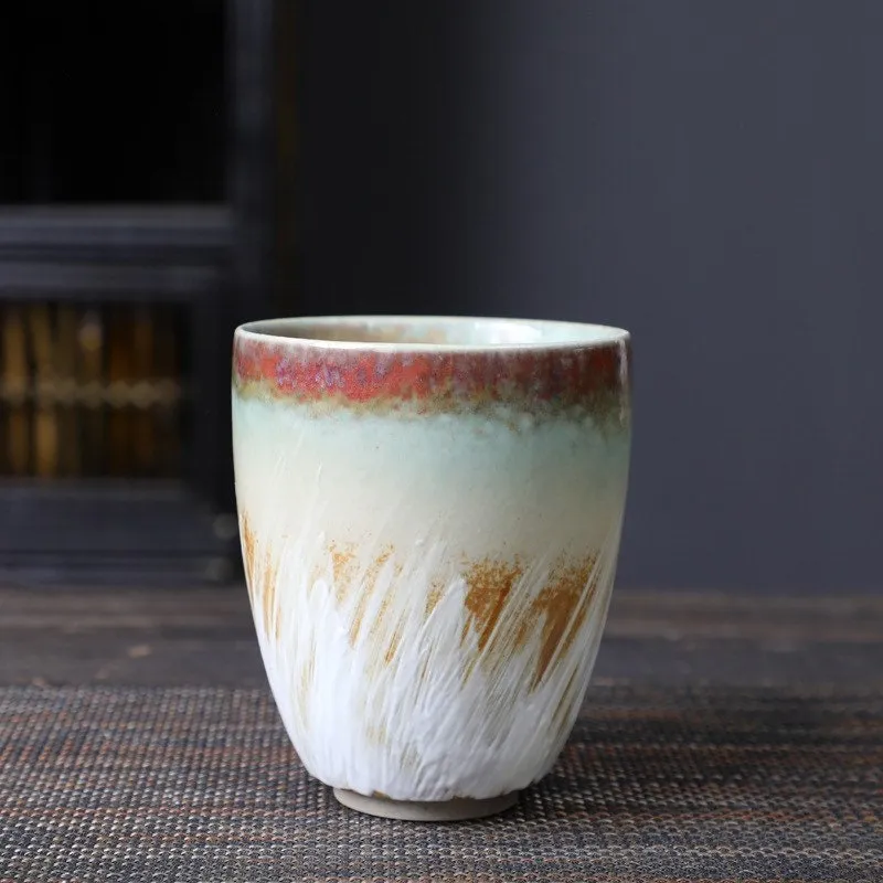 Gohobi Hand-painted Japanese Style Colourful Tea Cup Yunomi