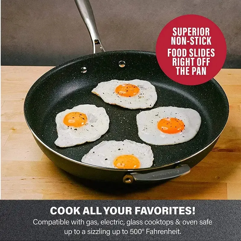 Granite Stone Gotham Steel Frying Pan - 36cm (14 Inches)