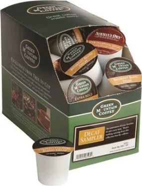 Green Mountain Coffee Decaf Variety Coffee K-Cups 22 Per Box