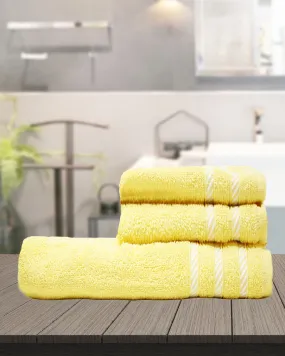 GREER BATH TOWELS- 3PCS- ANGIE'S INDIA