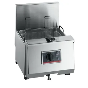 HS090-3PH FriFri Profi  8 Electric Countertop Fryer Single Tank Twin Baskets 6.9kW Three Phase