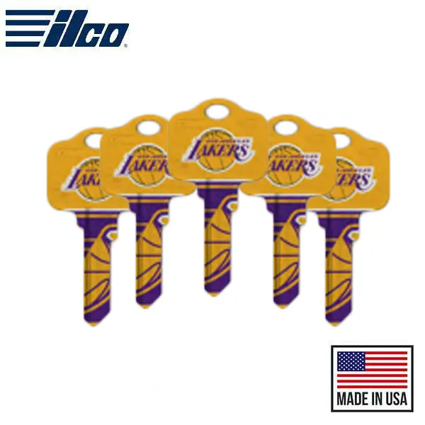 Ilco - NBA TeamKeys - Key Blank - Los Angeles Lakers - SC1 (5 Pack)