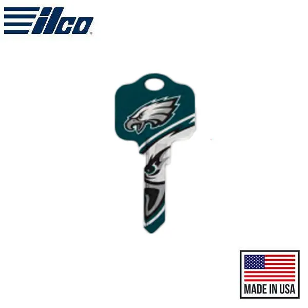 Ilco - NFL TeamKeys - Key Blank - Philadelphia Eagles - KW1 (5 Pack)