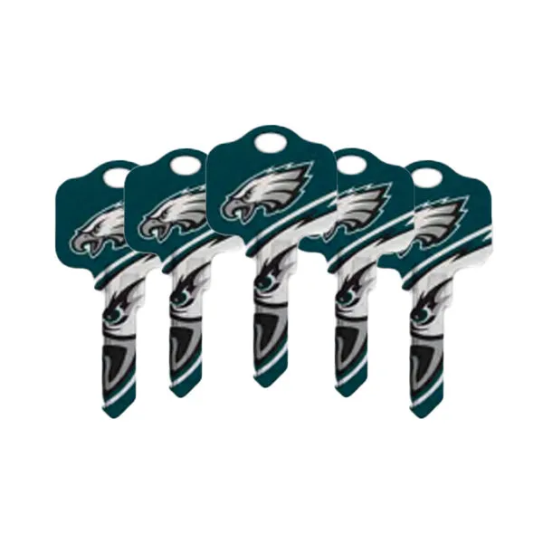 Ilco - NFL TeamKeys - Key Blank - Philadelphia Eagles - KW1 (5 Pack)