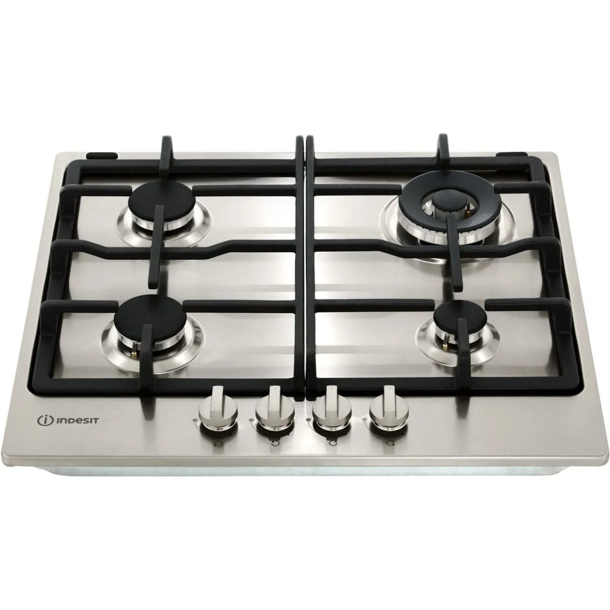 Indesit Aria THP641WIXI 59cm Gas Hob - Stainless Steel