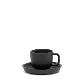 Industry Espresso Cup & Saucer 110mL - Black