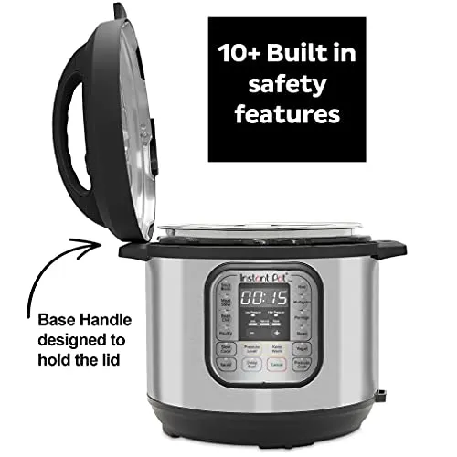 Instant Pot Duo Mini 7-in-1 Electric Pressure Cooker, Slow Cooker, Rice Cooker, Steamer, Saute, Yogurt Maker, Sterilizer, and Warmer, 3 Quart, 14 One-Touch Programs